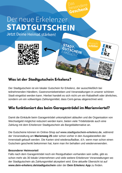 Stadtgutschein Erkelenz