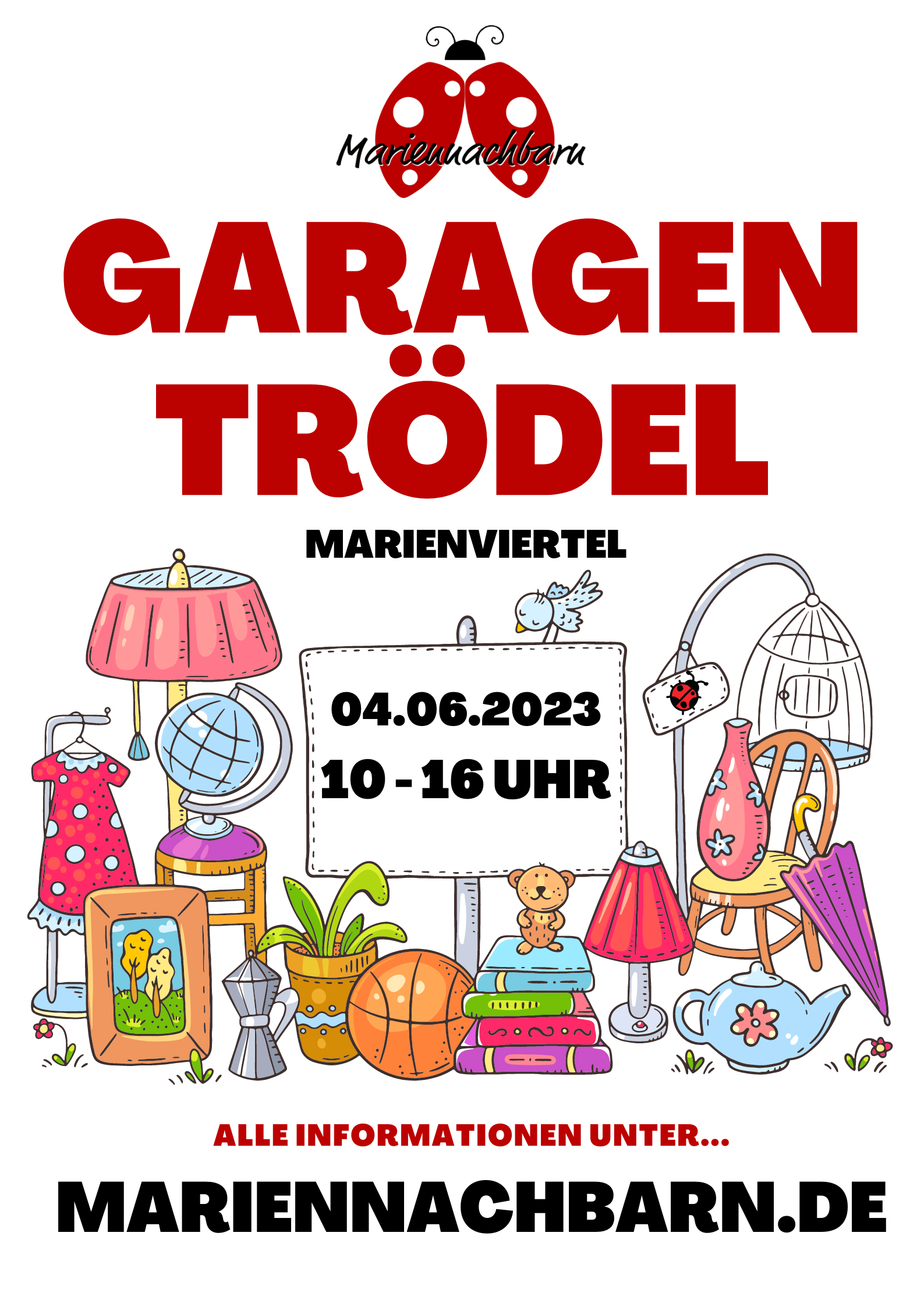 Garagentrödel - Einladung